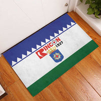 Bonaire Rincon Rubber Doormat Flag Stylized