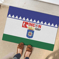 Bonaire Rincon Rubber Doormat Flag Stylized
