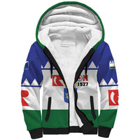 Personalised Bonaire Rincon Sherpa Hoodie Flag Stylized