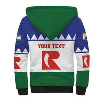 Personalised Bonaire Rincon Sherpa Hoodie Flag Stylized