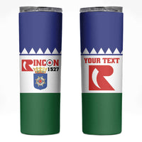 Personalised Bonaire Rincon Skinny Tumbler Flag Stylized