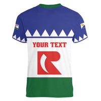 Personalised Bonaire Rincon Women V-Neck T-Shirt Flag Stylized