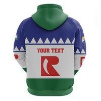 Personalised Bonaire Rincon Zip Hoodie Flag Stylized