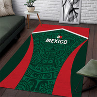 Mexico 2024 Football Area Rug El Tri Go Champion - Wonder Print Shop