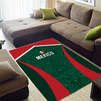 Mexico 2024 Football Area Rug El Tri Go Champion - Wonder Print Shop