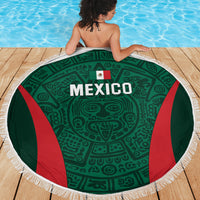 Mexico 2024 Football Beach Blanket El Tri Go Champion - Wonder Print Shop