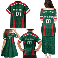 Personalized Mexico 2024 Football Family Matching Puletasi and Hawaiian Shirt El Tri Go Champion - Wonder Print Shop