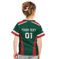 Personalized Mexico 2024 Football Kid T Shirt El Tri Go Champion - Wonder Print Shop