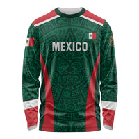 Personalized Mexico 2024 Football Long Sleeve Shirt El Tri Go Champion - Wonder Print Shop