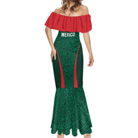 Personalized Mexico 2024 Football Mermaid Dress El Tri Go Champion - Wonder Print Shop