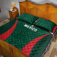 Mexico 2024 Football Quilt Bed Set El Tri Go Champion - Wonder Print Shop