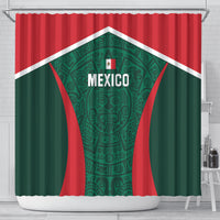 Mexico 2024 Football Shower Curtain El Tri Go Champion