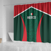 Mexico 2024 Football Shower Curtain El Tri Go Champion