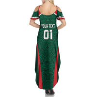 Personalized Mexico 2024 Football Summer Maxi Dress El Tri Go Champion - Wonder Print Shop