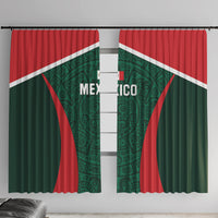 Mexico 2024 Football Window Curtain El Tri Go Champion - Wonder Print Shop