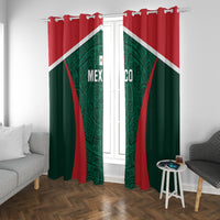 Mexico 2024 Football Window Curtain El Tri Go Champion - Wonder Print Shop
