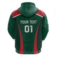 Personalized Mexico 2024 Football Zip Hoodie El Tri Go Champion - Wonder Print Shop