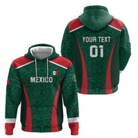 Personalized Mexico 2024 Football Zip Hoodie El Tri Go Champion - Wonder Print Shop