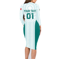 Personalized Mexico 2024 Football Family Matching Long Sleeve Bodycon Dress and Hawaiian Shirt El Tri Special Version - Wonder Print Shop