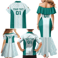 Personalized Mexico 2024 Football Family Matching Mermaid Dress and Hawaiian Shirt El Tri Special Version - Wonder Print Shop