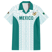 Personalized Mexico 2024 Football Family Matching Off Shoulder Short Dress and Hawaiian Shirt El Tri Special Version - Wonder Print Shop