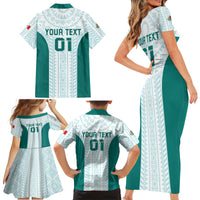 Personalized Mexico 2024 Football Family Matching Short Sleeve Bodycon Dress and Hawaiian Shirt El Tri Special Version - Wonder Print Shop
