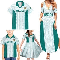 Personalized Mexico 2024 Football Family Matching Summer Maxi Dress and Hawaiian Shirt El Tri Special Version - Wonder Print Shop
