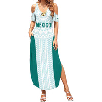 Personalized Mexico 2024 Football Family Matching Summer Maxi Dress and Hawaiian Shirt El Tri Special Version - Wonder Print Shop
