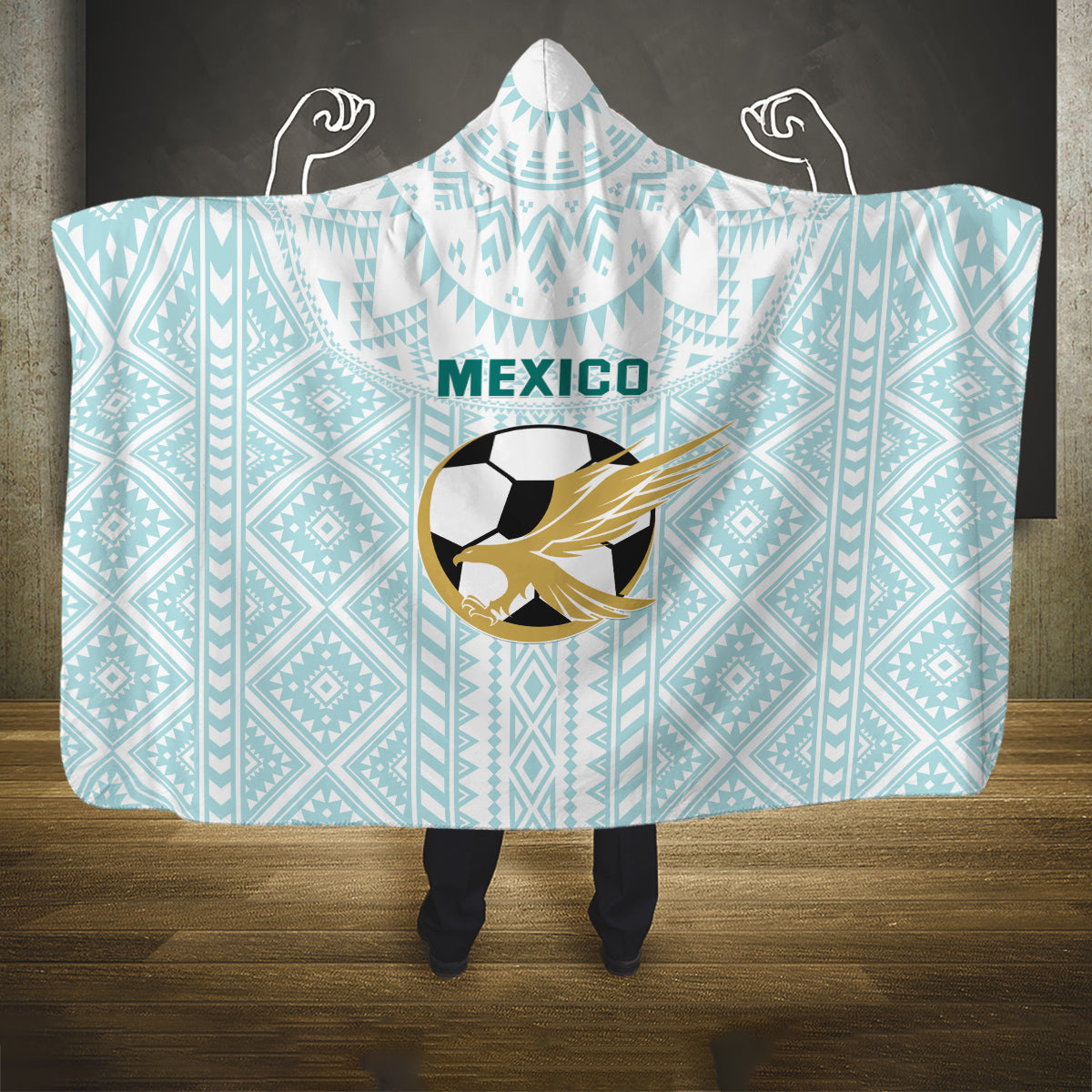 Mexico 2024 Football Hooded Blanket El Tri Special Version