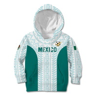 Personalized Mexico 2024 Football Kid Hoodie El Tri Special Version - Wonder Print Shop