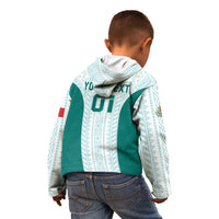 Personalized Mexico 2024 Football Kid Hoodie El Tri Special Version - Wonder Print Shop