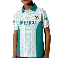 Personalized Mexico 2024 Football Kid Polo Shirt El Tri Special Version - Wonder Print Shop