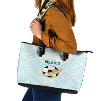 Mexico 2024 Football Leather Tote Bag El Tri Special Version - Wonder Print Shop