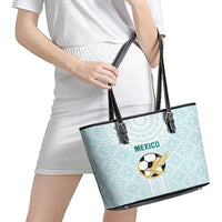 Mexico 2024 Football Leather Tote Bag El Tri Special Version - Wonder Print Shop