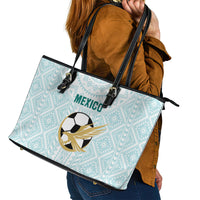 Mexico 2024 Football Leather Tote Bag El Tri Special Version - Wonder Print Shop