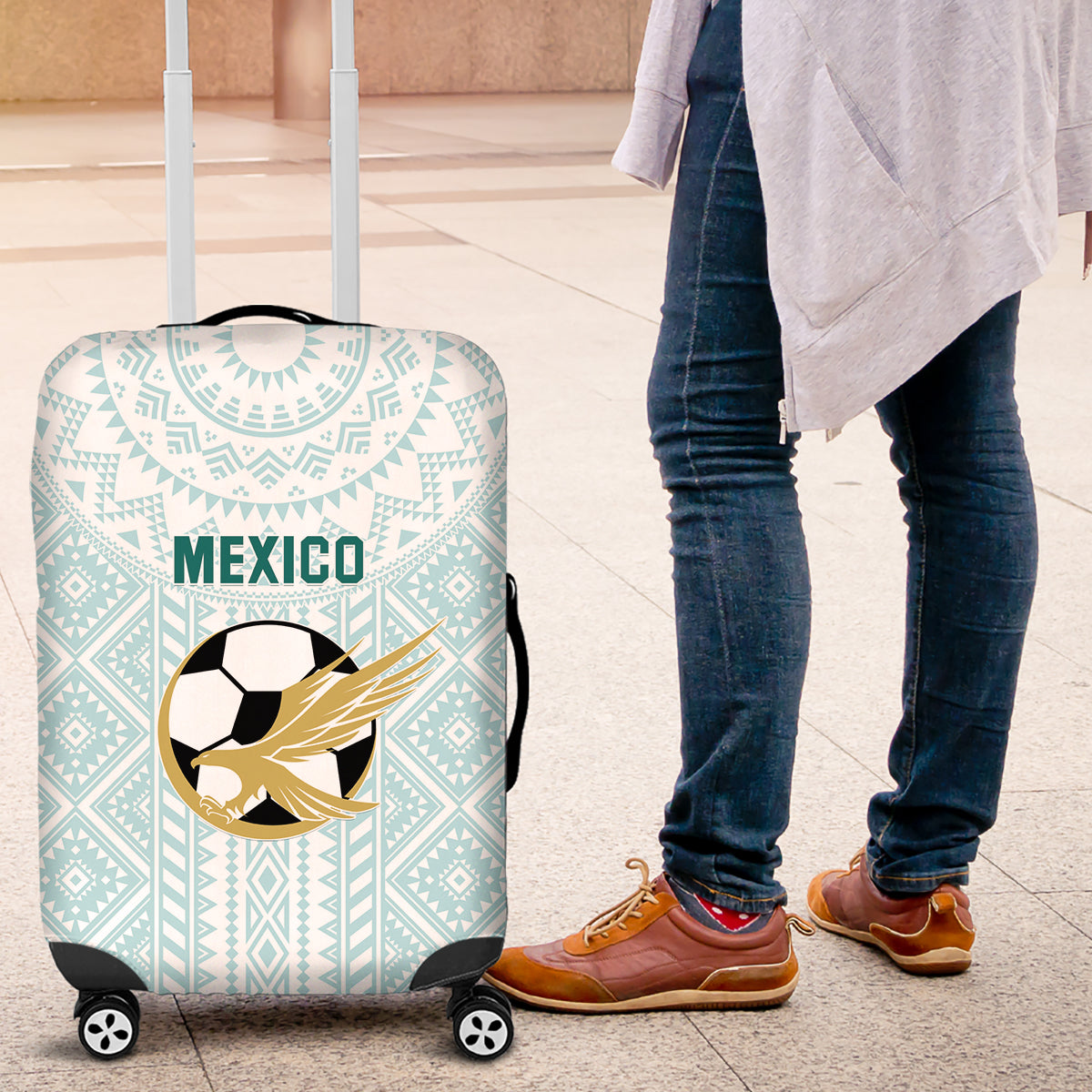 Mexico 2024 Football Luggage Cover El Tri Special Version