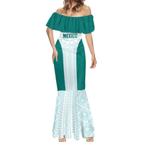 Personalized Mexico 2024 Football Mermaid Dress El Tri Special Version - Wonder Print Shop