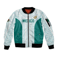 Personalized Mexico 2024 Football Sleeve Zip Bomber Jacket El Tri Special Version - Wonder Print Shop