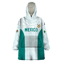 Personalized Mexico 2024 Football Wearable Blanket Hoodie El Tri Special Version - Wonder Print Shop