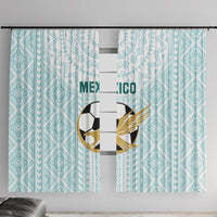 Mexico 2024 Football Window Curtain El Tri Special Version - Wonder Print Shop