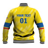 Personalized Ecuador 2024 Football Baseball Jacket Come On La Tri - Wonder Print Shop