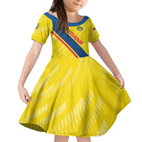 Personalized Ecuador 2024 Football Family Matching Short Sleeve Bodycon Dress and Hawaiian Shirt Come On La Tri - Wonder Print Shop