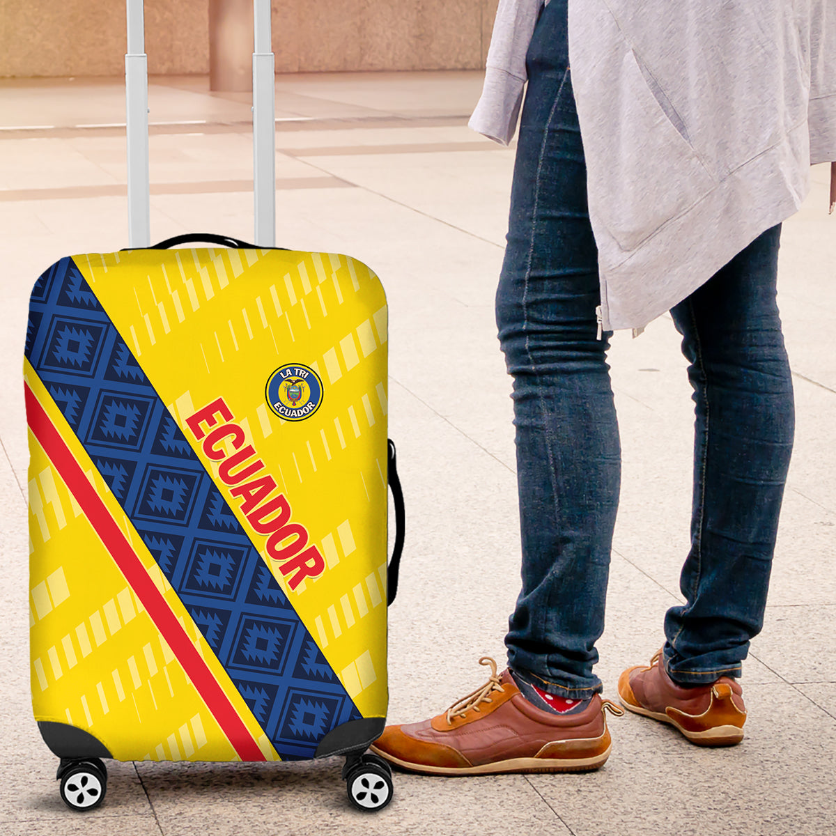Ecuador 2024 Football Luggage Cover Come On La Tri
