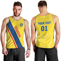 Personalized Ecuador 2024 Football Men Tank Top Come On La Tri - Wonder Print Shop