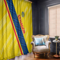 Ecuador 2024 Football Window Curtain Come On La Tri - Wonder Print Shop