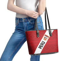 Peru 2024 Football Leather Tote Bag Come On La Bicolor - Wonder Print Shop