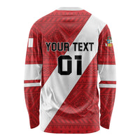 Personalized Peru 2024 Football Long Sleeve Shirt Come On La Bicolor - Wonder Print Shop