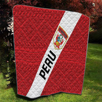 Peru 2024 Football Quilt Come On La Bicolor - Wonder Print Shop