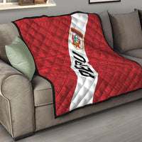 Peru 2024 Football Quilt Come On La Bicolor - Wonder Print Shop