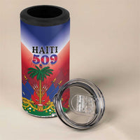 Personalized Haiti 509 4 in 1 Can Cooler Tumbler Repiblik d Ayiti